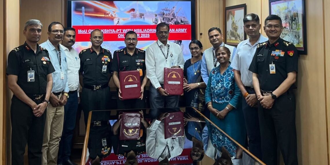 Indian Army Signs MoU with ADRIN for LAKSHYA-PT Precision Targeting Software