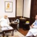 Sunil Sharma meets Amit Shah, discusses Security, Development, Budget issues..