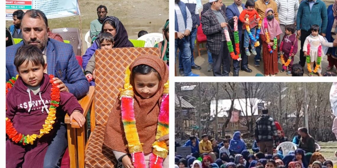 Mega Enrollment & Environmental Drive Held at PMSHRI High School Narizab, Kupwara