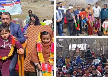 Mega Enrollment & Environmental Drive Held at PMSHRI High School Narizab, Kupwara