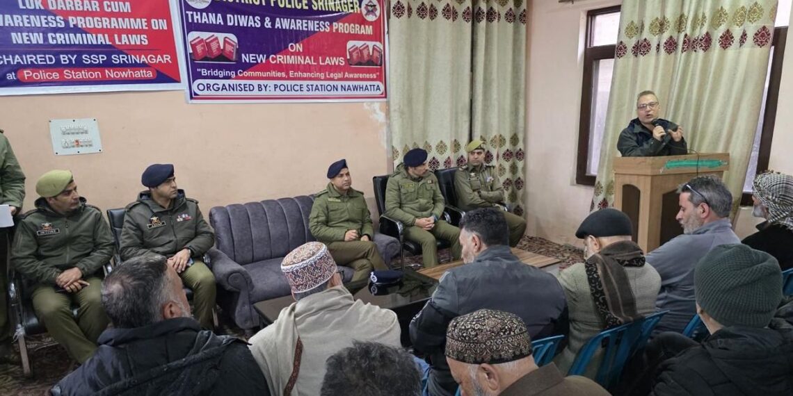 Srinagar Police’s Lok Darbar Witnesses Overwhelming Public Participation in Nowhatta, Srinagar