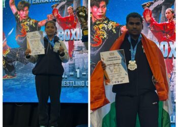 Two Wushu players from Madhya Pradesh won two silver medals for India in Acropolis International Wushu Competition, Greece