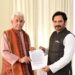 BJP Spokesperson called on LG Sinha