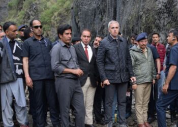 CM Omar visits worse-hit areas in Ramban, assures comprehensive relief measures