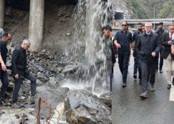 CM Omar visits worse-hit areas in Ramban, assures comprehensive relief measures