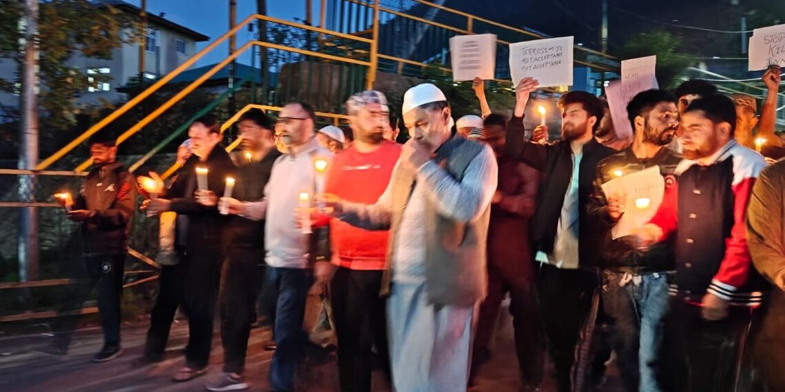 Kashmir Stands United Against Terror”: Candlelight Vigil Held in Uri to Honour Pahalgam Victims