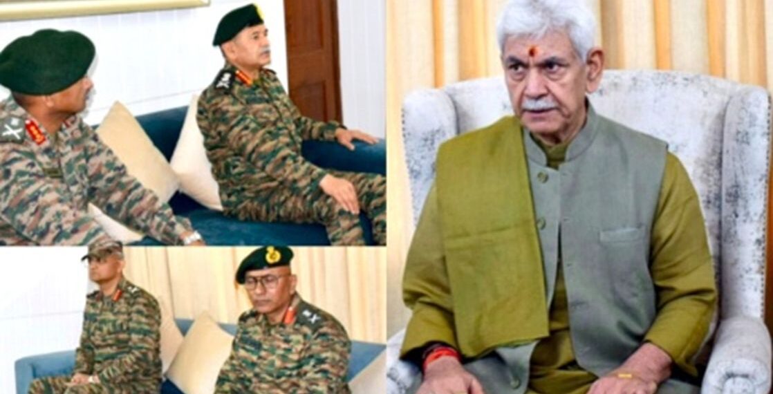 Every perpetrator and supporter of Pahalgam terror attack must be hunted: LG Sinha to Army Chief