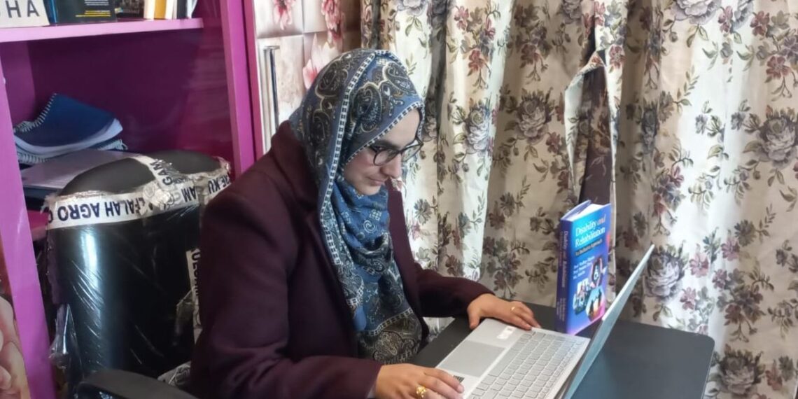 Kulgam’s Rohi Jan, 100% Visually Impaired, Appointed AP at KU