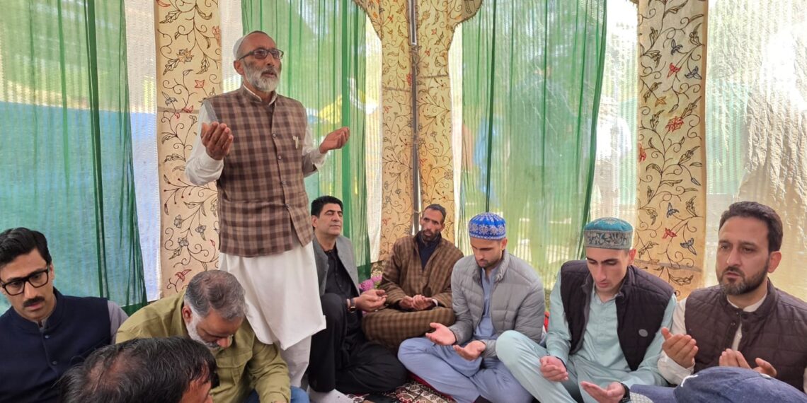JKNC Delegation Visits Residence of Syed Adil Hussain in Pahalgam