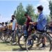 YSS B’la launches ‘Ending Plastic Pollution Globally’ campaign with district-wide Cyclothon