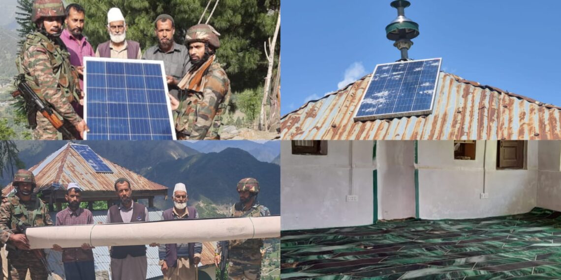 Sacred Mosque Damaged by Pakistani Shelling Rebuilt by Indian Army in Border Village Ibkot, Karnah