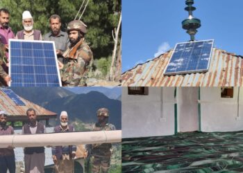 Sacred Mosque Damaged by Pakistani Shelling Rebuilt by Indian Army in Border Village Ibkot, Karnah