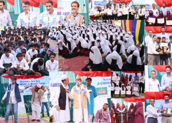Students, Artists Lead Drug Awareness Drive at GHSS Sedow under ‘Nasha Mukt J&K Abhiyan’