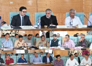 MP Mian Altaf chairs DISHA meeting at Kulgam