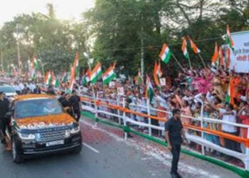 PM Modi holds roadshow in Patna