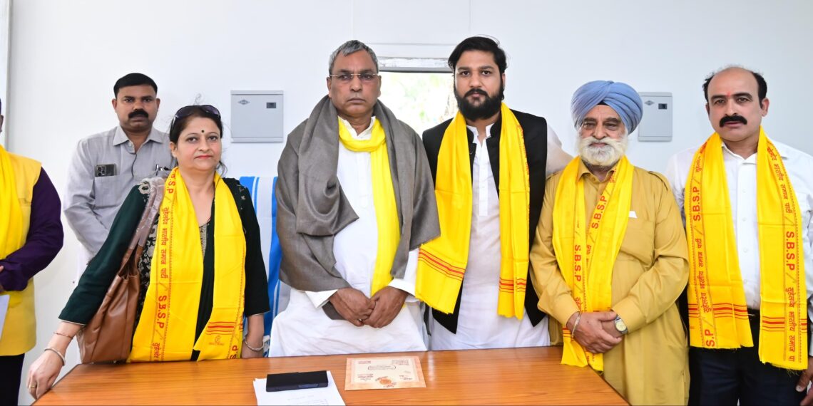 Vivek Bali Joins Suheldev Bharatiya Samaj Party (SBSP) in Presence of National President Om Prakash Rajbhar