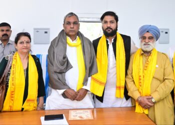 Vivek Bali Joins Suheldev Bharatiya Samaj Party (SBSP) in Presence of National President Om Prakash Rajbhar
