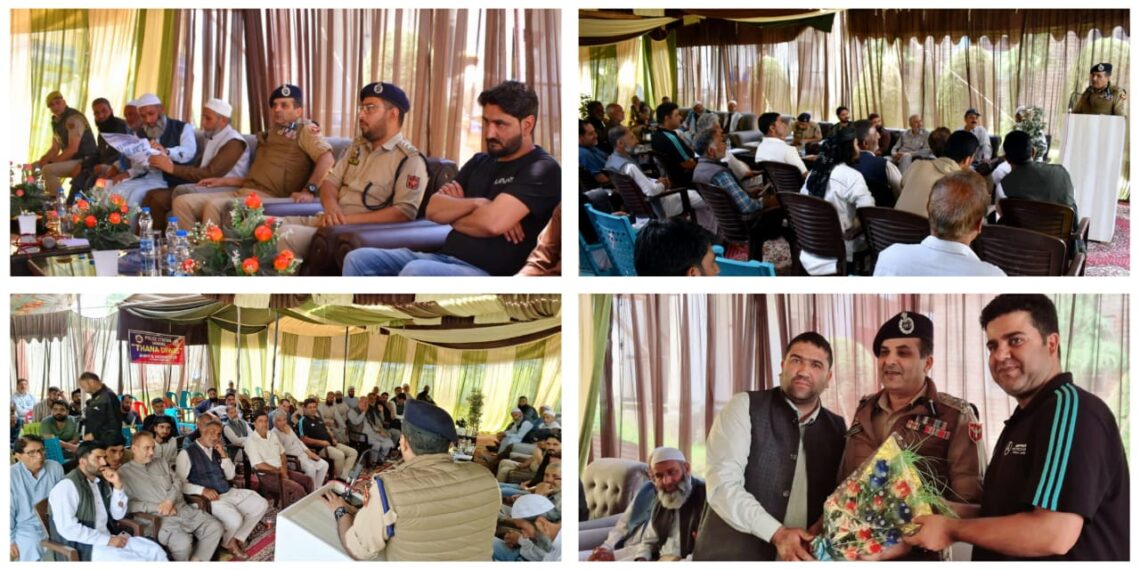Ganderbal Police observes “Thana Diwas”; SSP Ganderbal chairs the event