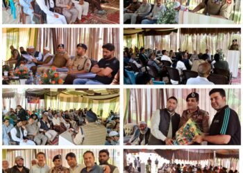 Ganderbal Police observes “Thana Diwas”; SSP Ganderbal chairs the event