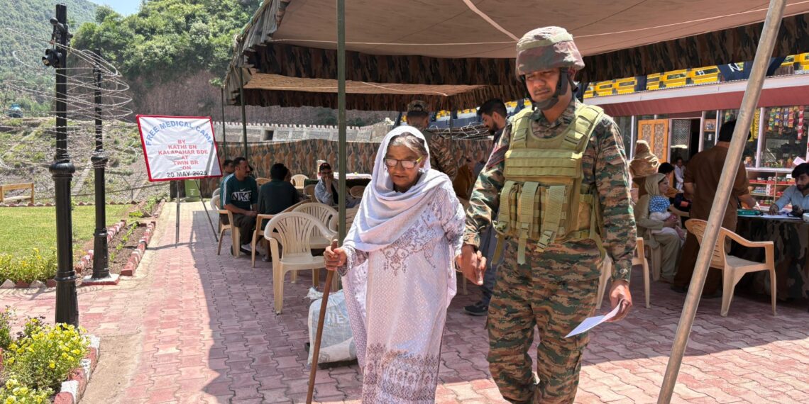 INDIAN ARMY ORGANISES MEDICAL CAMP FOR BORDER VILLAGES OF URI