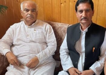 Senior BJP Leader Mohammad Amin Shah Meets Ashok Kaul in Srinagar to Discuss Development in Ganderbal