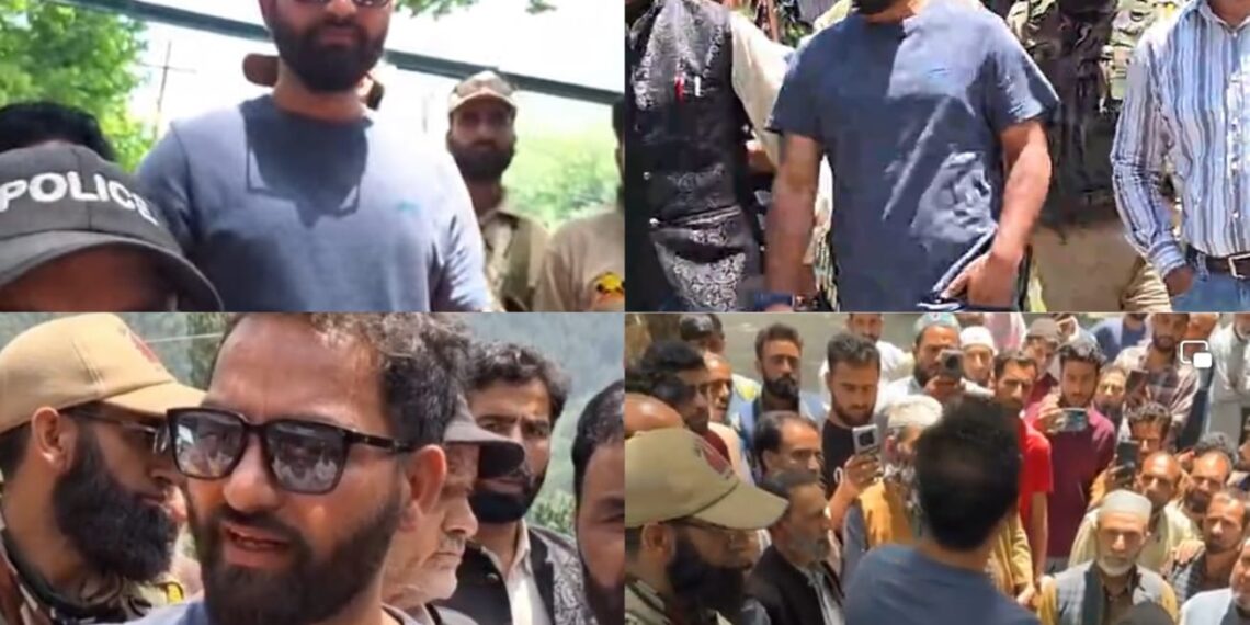 AAP MLA Mehraj Malik Visits Shelling-Hit Karnah in Kupwara, Demands Urgent Government Action for Border Residents.