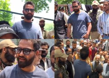 AAP MLA Mehraj Malik Visits Shelling-Hit Karnah in Kupwara, Demands Urgent Government Action for Border Residents.