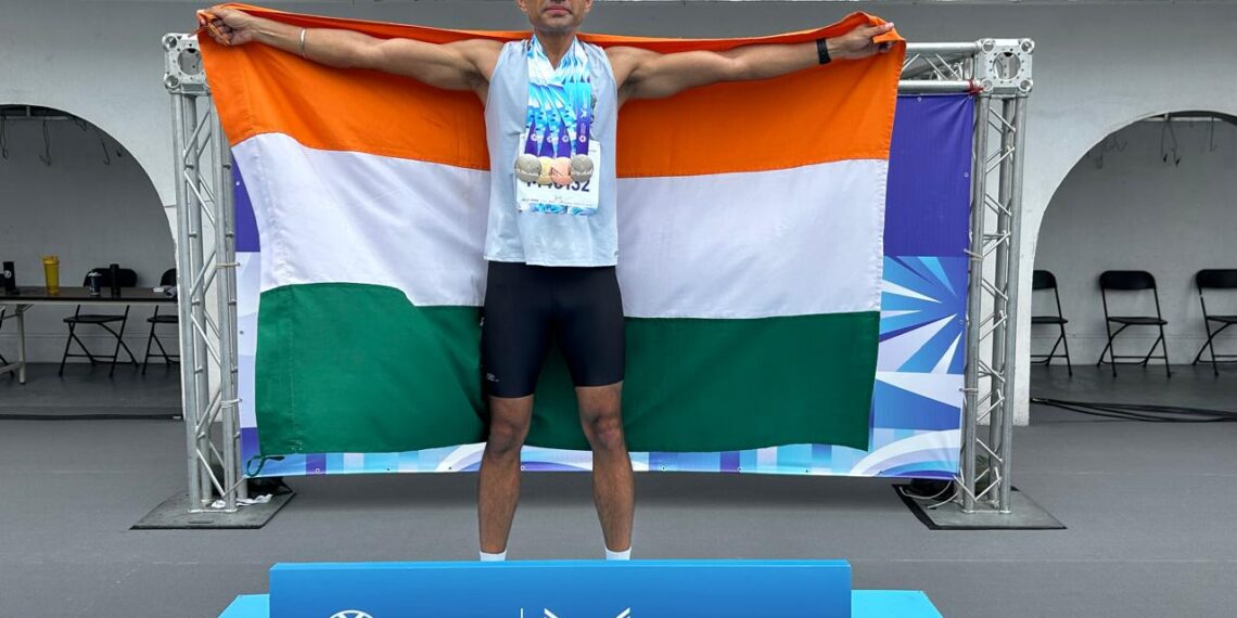 Indian Army Officer Major Rohit Kadian Shines at World Masters Games in Taiwan