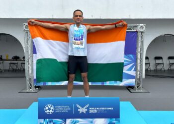 Indian Army Officer Major Rohit Kadian Shines at World Masters Games in Taiwan