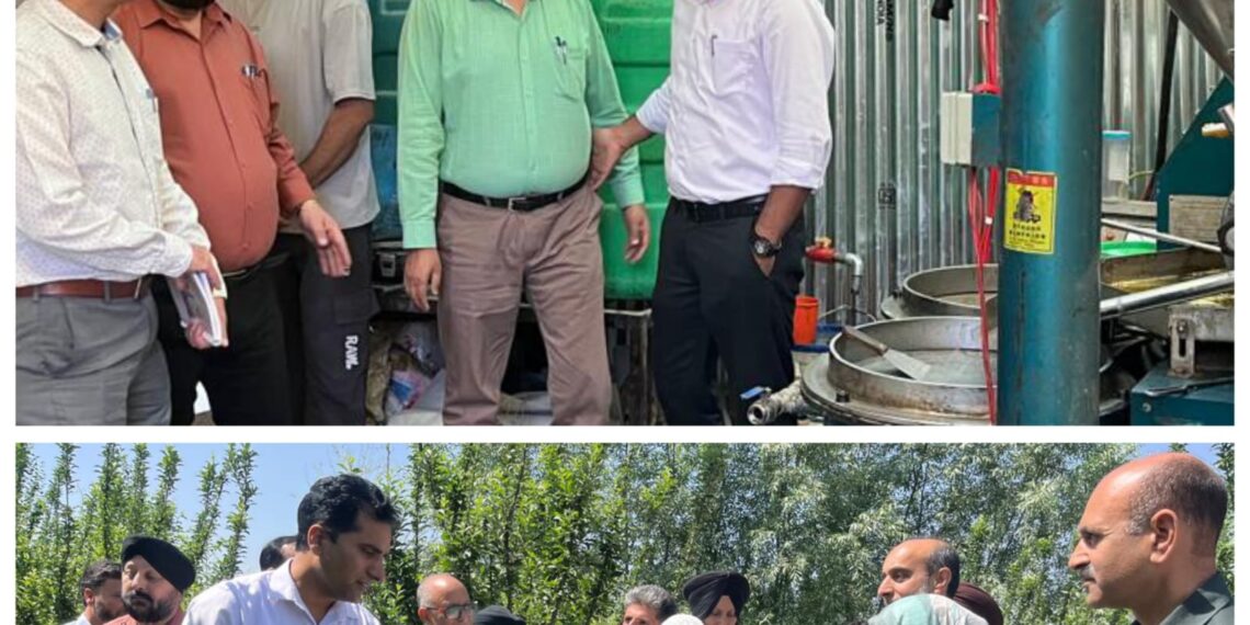 Mission Director (HADP) conducted a daylong tour of District Baramulla