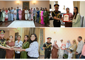 “Honouring the Ultimate Sacrifice”: Army Chief Presents Gold-Plated Badge & Certificate to Families of Fallen Soldiers