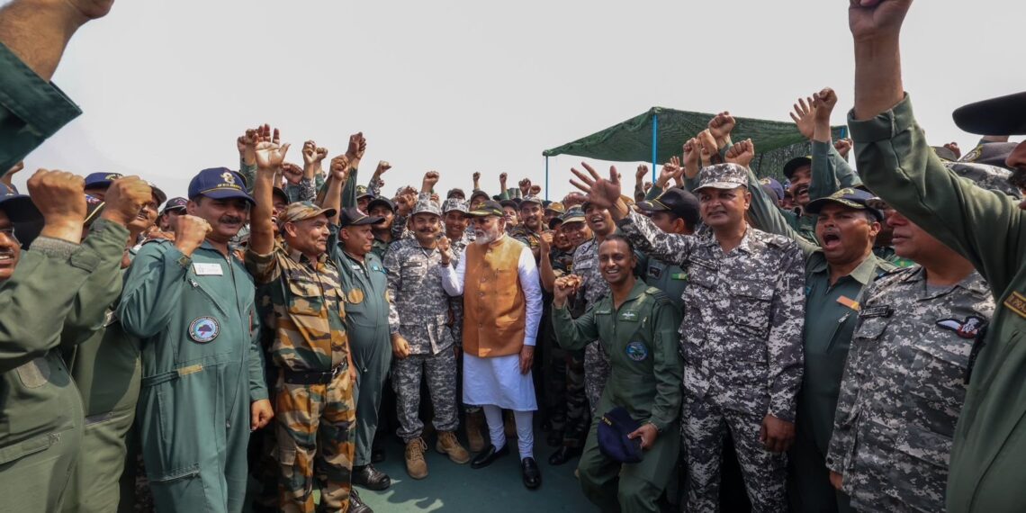 “India Is Eternally Grateful to Our Armed Forces,” says, PM Modi During Visit to AFS Adampur