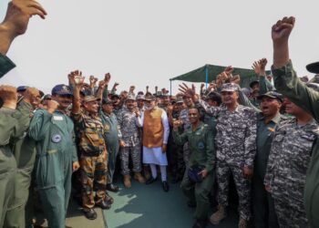 “India Is Eternally Grateful to Our Armed Forces,” says, PM Modi During Visit to AFS Adampur