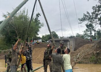 OP JAL RAHAT II: ASSAM RIFLES CONTINUES RELIEF EFFORTS IN MANIPUR AND TRIPURA