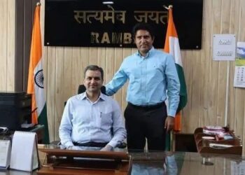 Mohammad Alyas Khan Assumes Charge as Deputy Commissioner Ramban