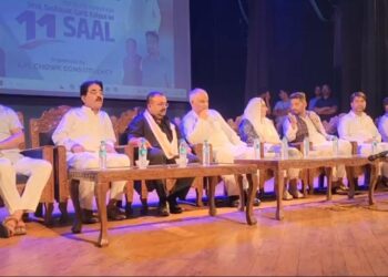 BJP Lalchowk Constituency Holds Grand Convention at Tagore Hall to Celebrate 11 Years of Modi-Led Government