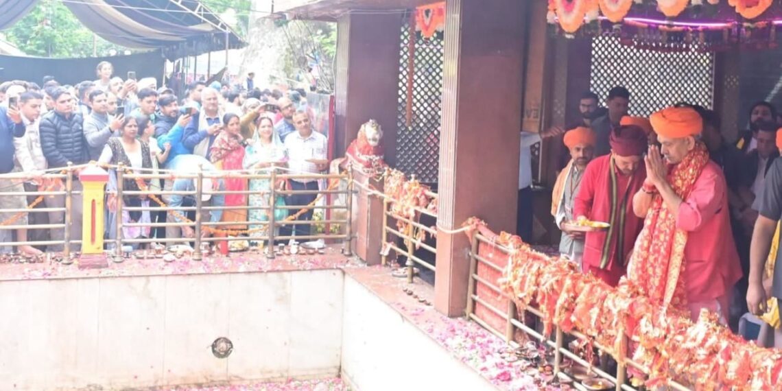 LG pays obeisance to Mata Kheer Bhawani