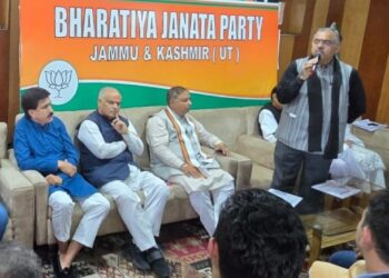 BJP holds meet in Srinagar under ‘Sankalp Se Siddhi’ campaign marking 11 Years of PM Modi’s transformative governance