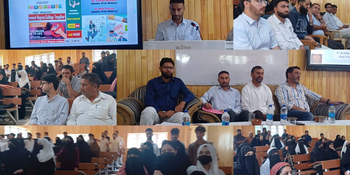 GDC Tangdhar Champions Drug-Free India with Successful “Nasha Mukt Bharat Abhiyaan” Event