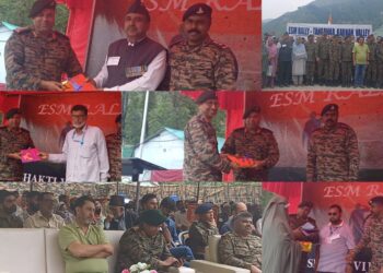 Shakti Vijay Brigade Organizes Ex-Servicemen Rally at Tangdhar, Grievances Resolved On the Spot