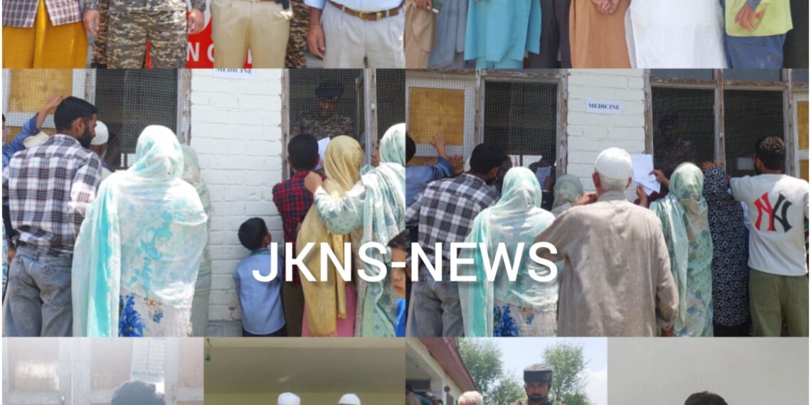 CRPF’s 92 Battalion Hosts Seventh Free Medical Camp in Rafiabad, Benefits Over 1000 Residents