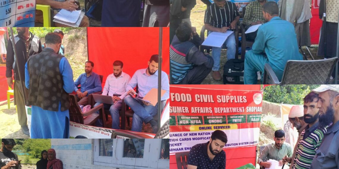 Empowering Tribals: Dharti Aaba Janbhagidari Abhiyan delivers spot services in Shopian