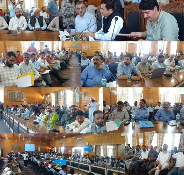 Minister Javed Dar Chairs Review Meeting on Muharram Arrangements in Sumbal Sonawari