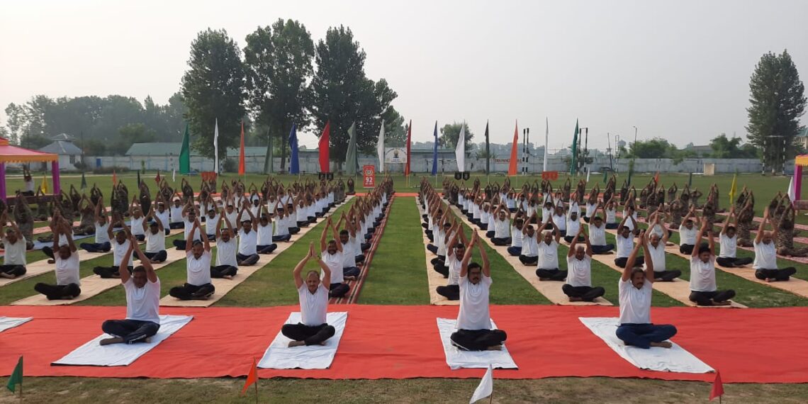 CRPF Celebrates 11th International Yoga Day in Wadoora