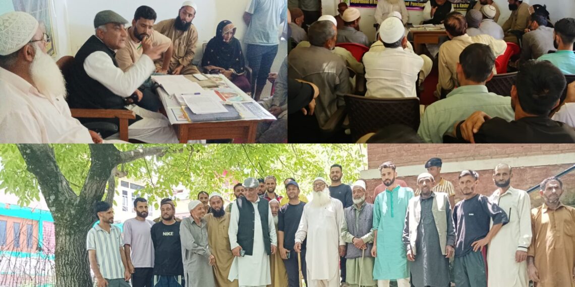 Senior BJP Leader Idrees Karnahi Holds Public Meetings Across Karnah; Highlights Key Achievements and Urges Transparency