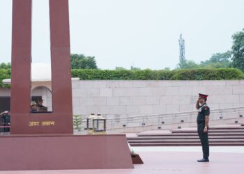 107 REGULAR COURSE COMMEMORATES 25 YEARS OF COMMISSIONED SERVICE IN THE INDIAN ARMY
