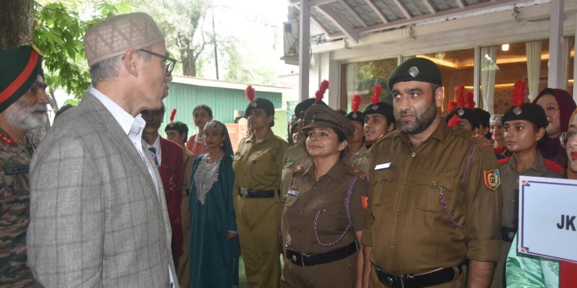 CM Omar Abdullah Addresses NCC Cadets at Special National Integration Camp in Srinagar