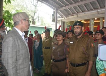 CM Omar Abdullah Addresses NCC Cadets at Special National Integration Camp in Srinagar