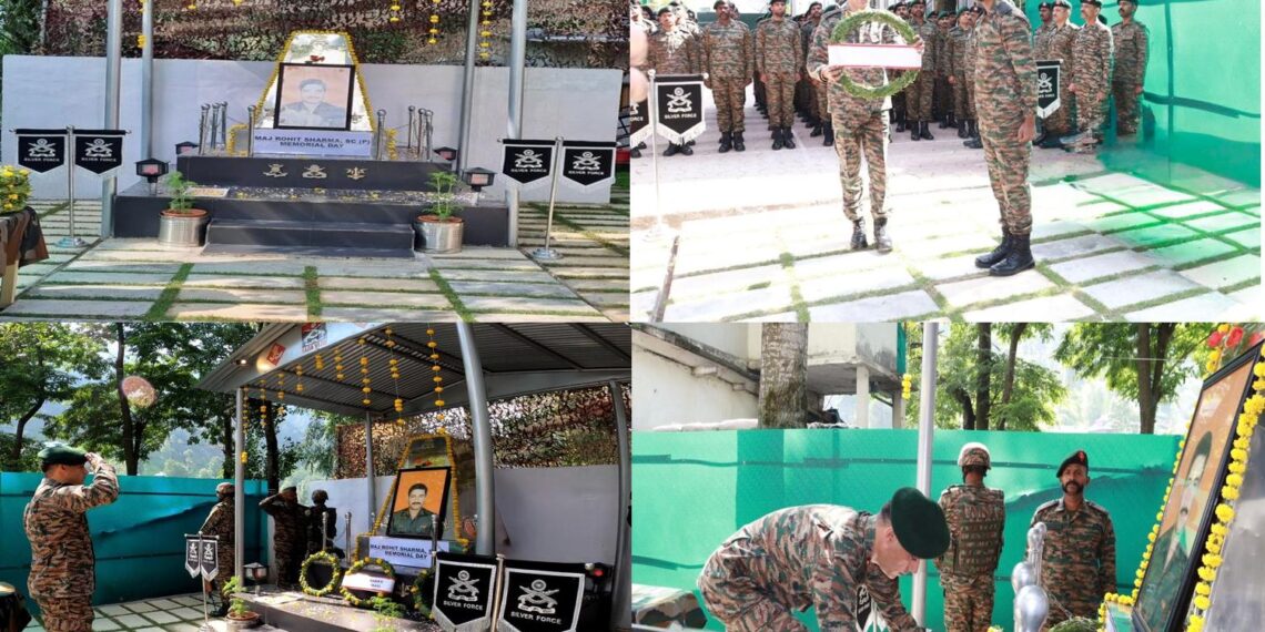 Major Rohit Sharma Remembered for Supreme Sacrifice in Line of Duty