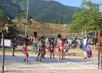 Chinar Corps Concludes Volleyball Tournament 2025, Nutnussa Team Clinches Title